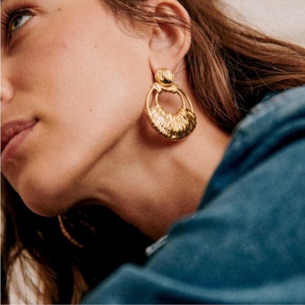Sezane Joe Gold Earrings